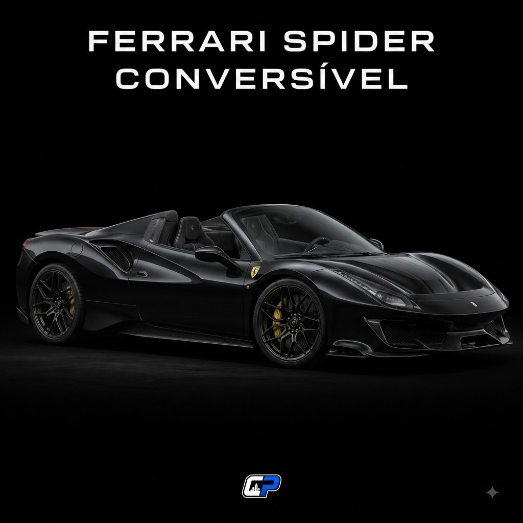 FERRARI SPIDER CONVERSÍVEL (ALUGUEL)