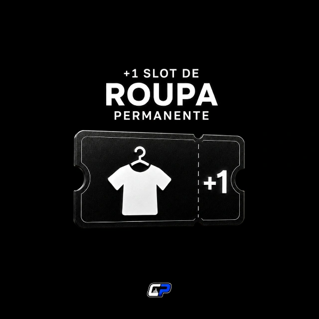 +1 SLOT DE ROUPA PERMANENTE