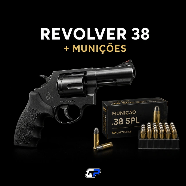 REVOLVER 38 + MUNIÇÕES